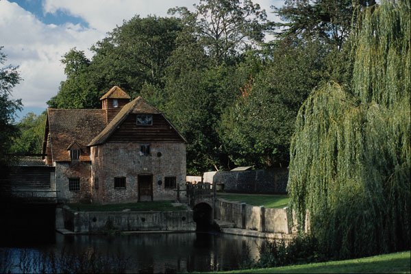808035 The Water Mill, Mapledurham, Oxford, England, U.K. A4 Photo Print