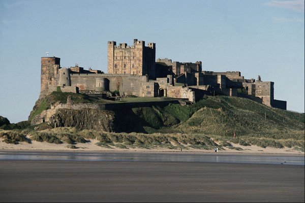 808036 Bamburgh Castle, Northumberland, England, U.K. A4 Photo Print