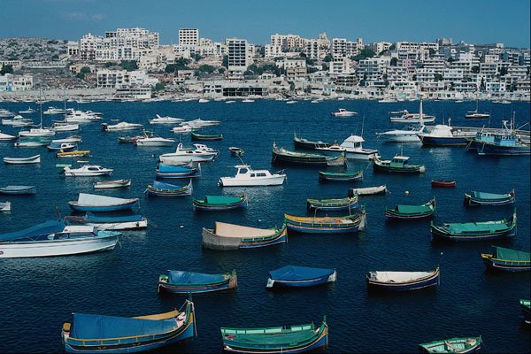 808041 St. Paul's Bay, Northwestern Malta A4 Photo Print