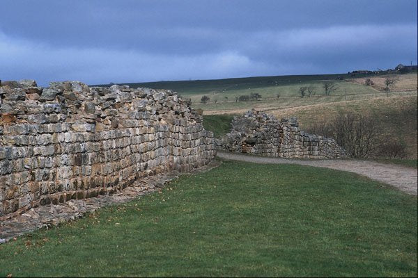 808050 West Gate, Vindolanda, Roman Fort, Northumberland, U.K. A4 Photo Print
