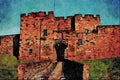 808051 The Gate House, Carlisle Castle, Cumbria, U.K. A4 Limited Edition Watercolour Print