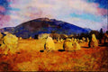808052 Castlerigg Stone Circle, Near Keswick, Lake District, U.K. A4 Limited Edition Watercolour Print