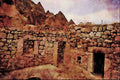808063 Village, Cappadocia, Anatolia, Turkey A4 Limited Edition Watercolour Print