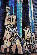 808077 Metro Commercial Center, Southern Texas, U.S.A. A4 Limited Edition Watercolour Print