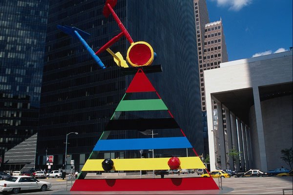 808080 Civic Center Sculpture, Southern Texas, U.S.A. A4 Photo Print