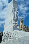 808092 Alamo Square Cenotaph, San Antonio, Texas, U.S.A. A4 Photo Print