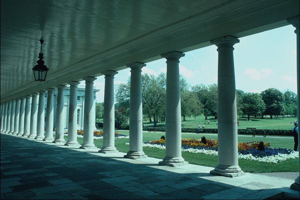 808099 Colonnade, East Wing, Queen's House, Greenwich, U.K. A4 Photo Print
