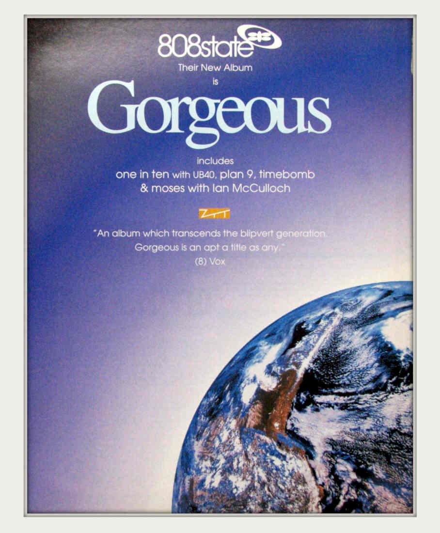 808state Earth Gorgeous Vintage Retro Advert Poster A4 Photo Print