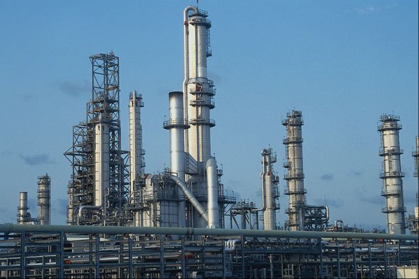 809006 Petrochemical Refinery Plant, Southern Texas, U.S.A. A4 Photo Print