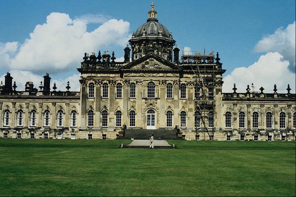 809014 Rear View Of Castle Howard, Yorkshire, England, U.K. A4 Photo Print