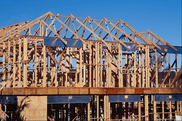 809036 House Construction, New Zealand A4 Photo Print