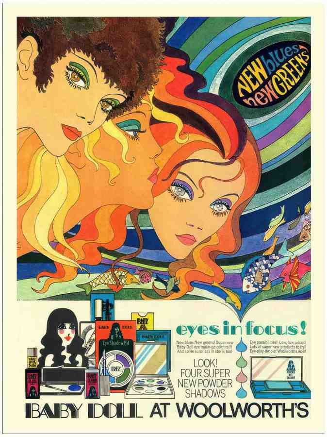 82 baby doll cosmetics 2 Vintage Advert A4 Photo Print