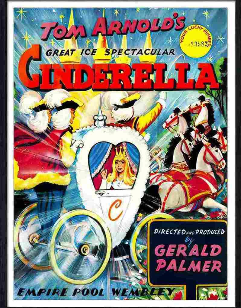 82 cinderella pantomime empire wembley Advert A4 Photo Print