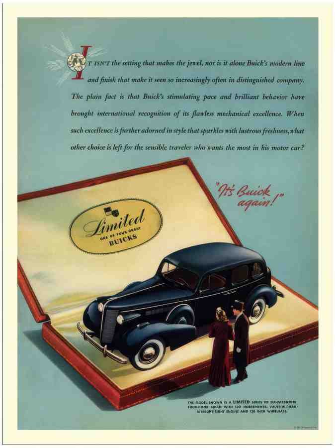 823 buick 1930s 2 Vintage Advert A4 Photo Print