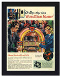 825K wurlitzer jukebox 2 Vintage Advert A4 Photo Print