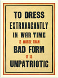 829 to dress extravagantly 2 Vintage Advert A4 Photo Print