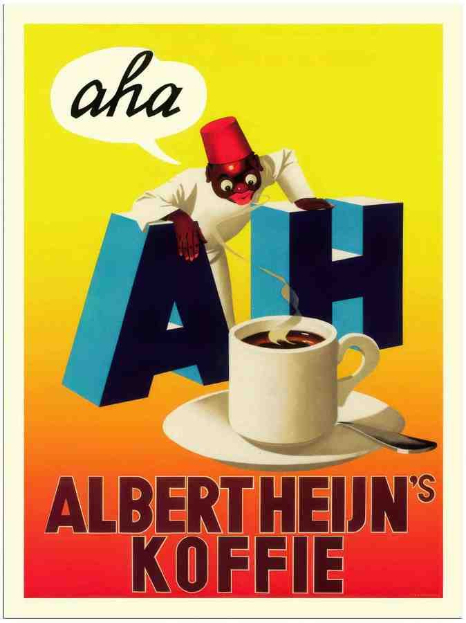 832 albert heijn coffee 2 Vintage Advert A4 Photo Print