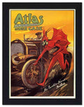 833 atlas tyres 1910s 2 Vintage Advert A4 Photo Print