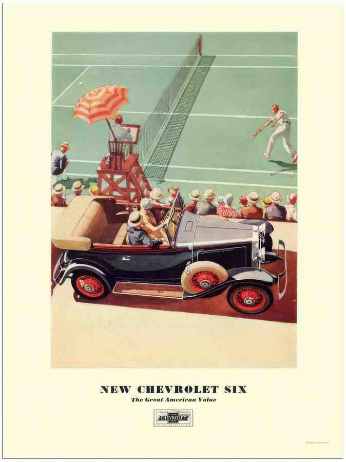 835 chevrolet 1930s 2 Vintage Advert A4 Photo Print