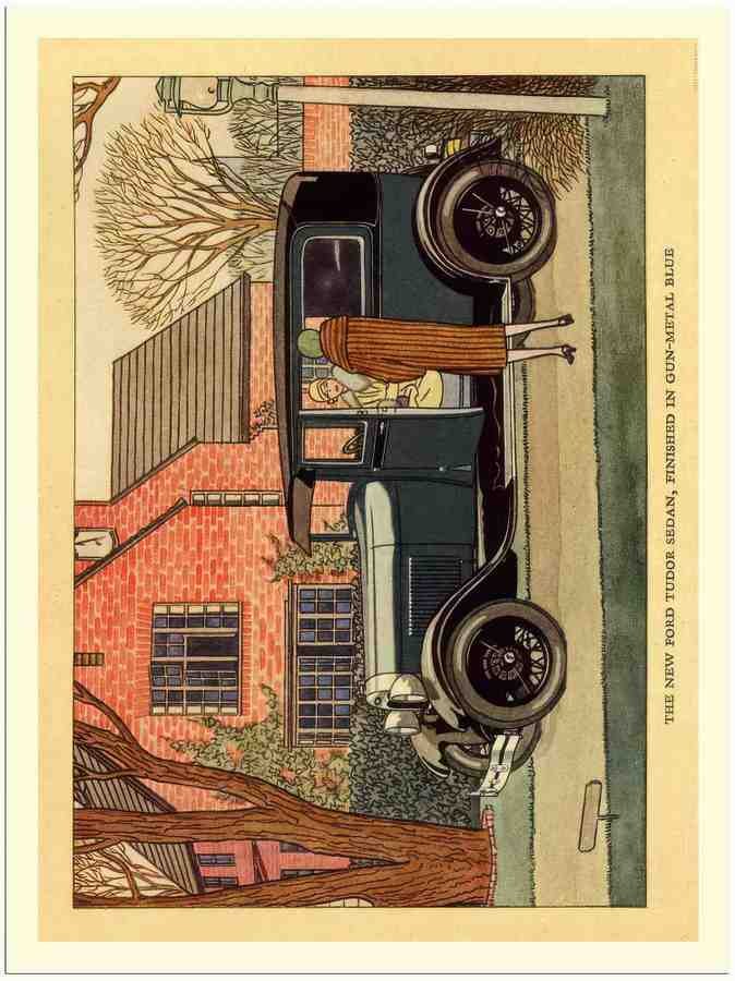 837 ford 1920s 2 Vintage Advert A4 Photo Print