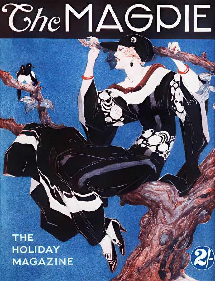 85 The Magpie 1923 Vintage Advert A4 Photo Print