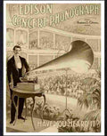 85 the edison concert phonograph Advert A4 Photo Print