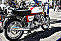 850 commando motorbike A4 Photo Print