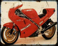 851 Sp2 90 A4 Photo Print Motorbike Vintage Aged