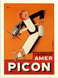 86 aperitif amer picon severo pozzati art deco drinks poster poster 1920s 2 Vintage Advert A4 Photo Print