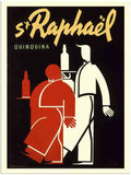 87 st raphael charles loupot drinks poster 1938 2 Vintage Advert A4 Photo Print