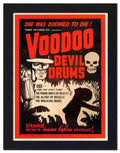 875 voodoo devil drums 2 Vintage Advert A4 Photo Print
