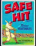 88 safe hit texas vegetables Advert A4 Photo Print