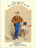 881 young man of the day 2 Vintage Advert A4 Photo Print