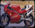 888Spo 2 A4 Photo Print Motorbike Vintage Aged