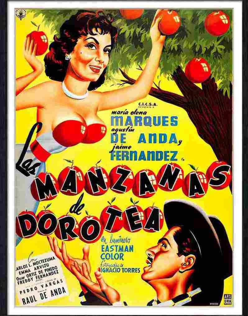 89 manzanas de dorotes mexican poster Advert A4 Photo Print