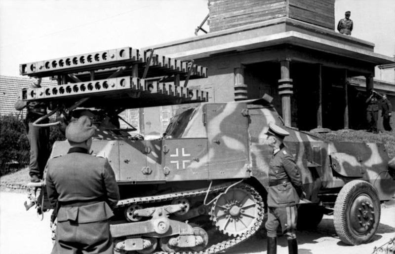 8cm Raketen Vielfachwerfer Half Track Military A4 Photo Print