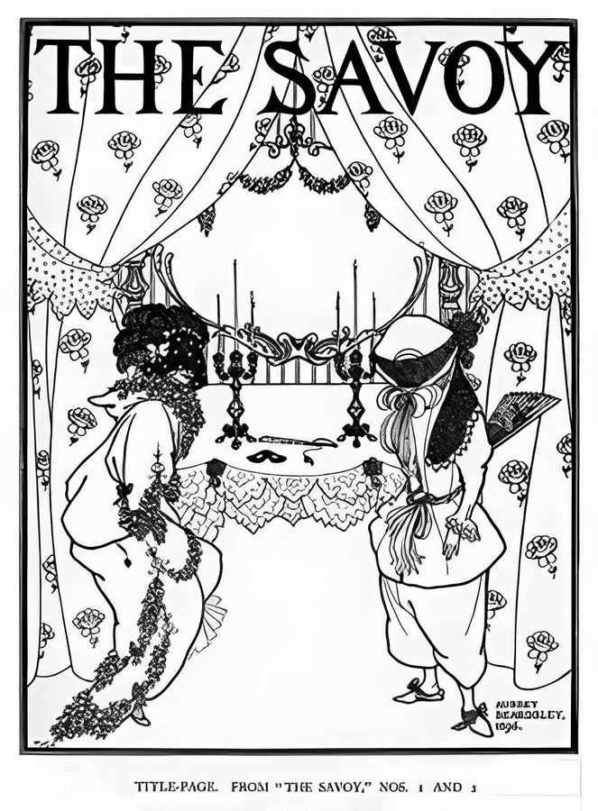 9 Aubrey Beardsley Vintage Advert A4 Photo Print