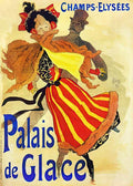 9 Cheret Palais De Vintage Advert A4 Photo Print