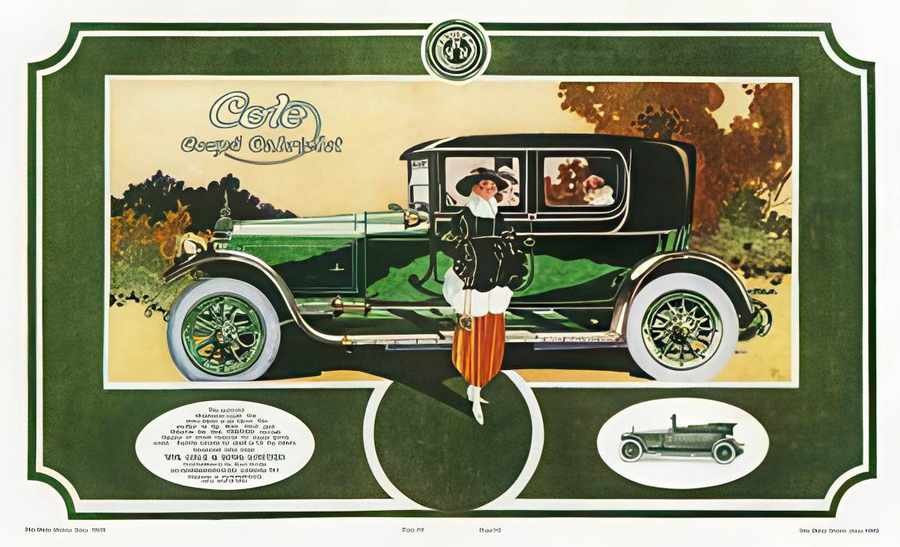 9 Cole Coupe Cabrio Vintage Advert A4 Photo Print