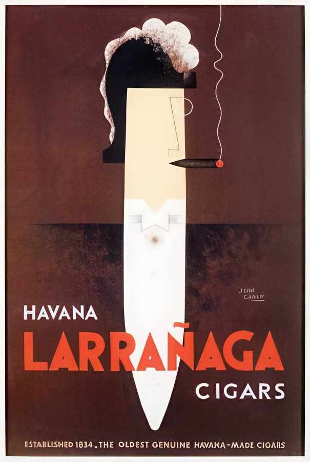 9 Larranaga Havana Vintage Advert A4 Photo Print