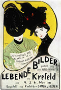 9 Lebende Bilder 1 Vintage Advert A4 Photo Print