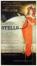 9 Verdi's Otello Vintage Advert A4 Photo Print