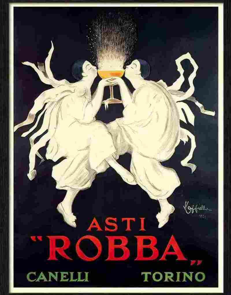 9 asti robba drinks advert leonetto cappiello poster Advert A4 Photo Print