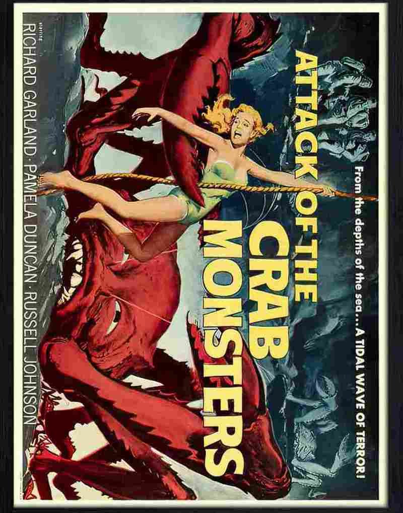 9 attack of crab monsters Advert A4 Photo Print