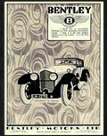 9 bentley car advert 1920s Advert A4 Photo Print