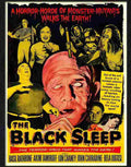9 black sleep horror movie poster 1950s Advert A4 Photo Print