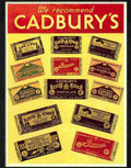 9 cadburys chocolate 1940s Advert A4 Photo Print