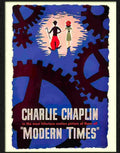 9 chaplin moden times Advert A4 Photo Print
