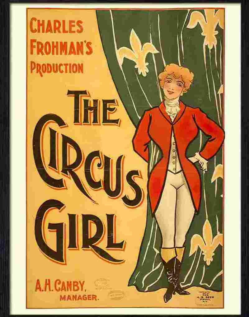 9 circus girl theatre poster Advert A4 Photo Print