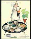9 denby tableware 1960s Advert A4 Photo Print